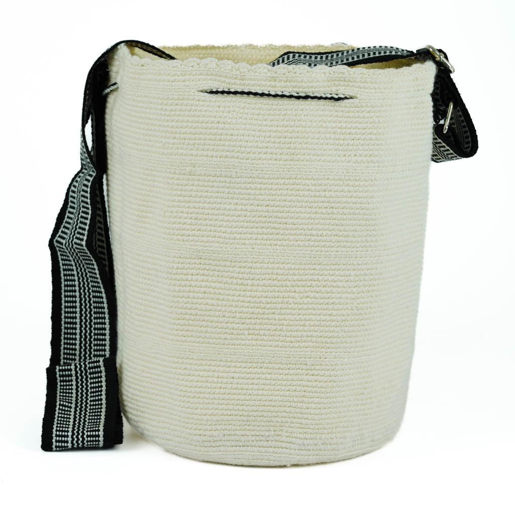 Verstellbarer Riemen für große Umhängetasche in Hellcreme