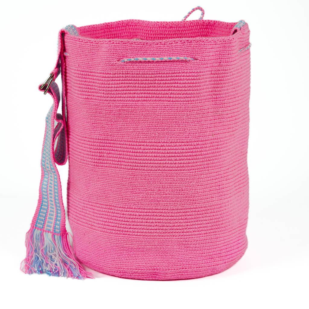 Large Crossbody Bag Strap Adjustable Light Pink