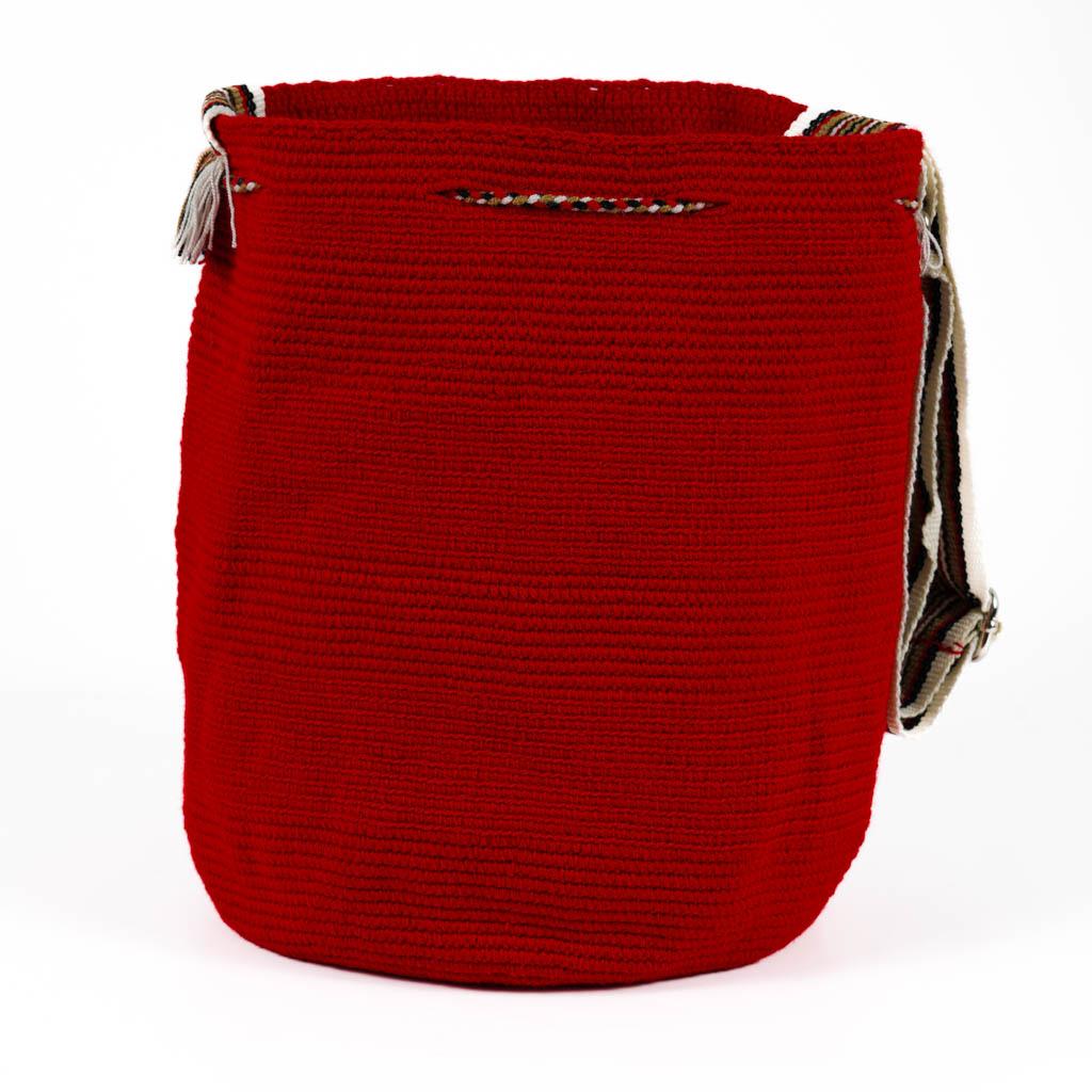 Large Crossbody Bag Strap Adjustable Red Vibes