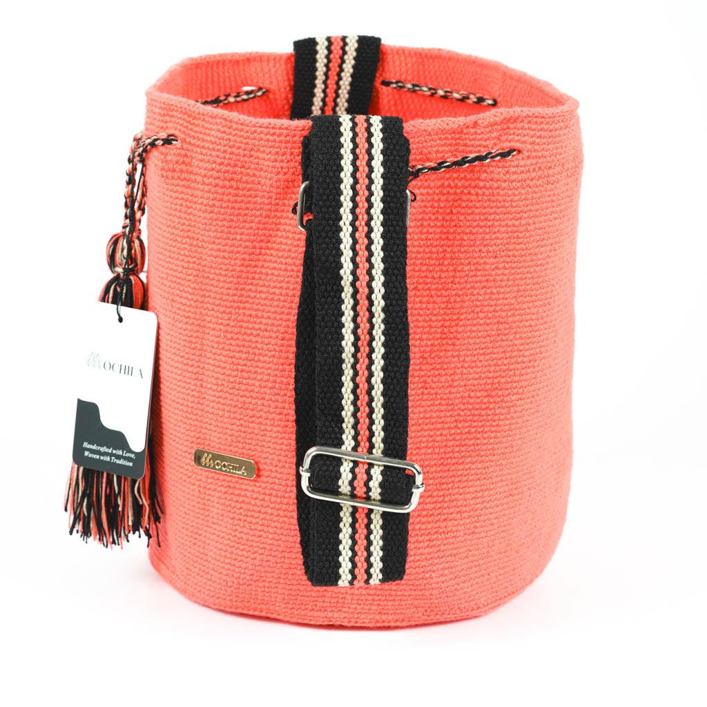 Large Crossbody Bag Strap Adjustable Light Guava