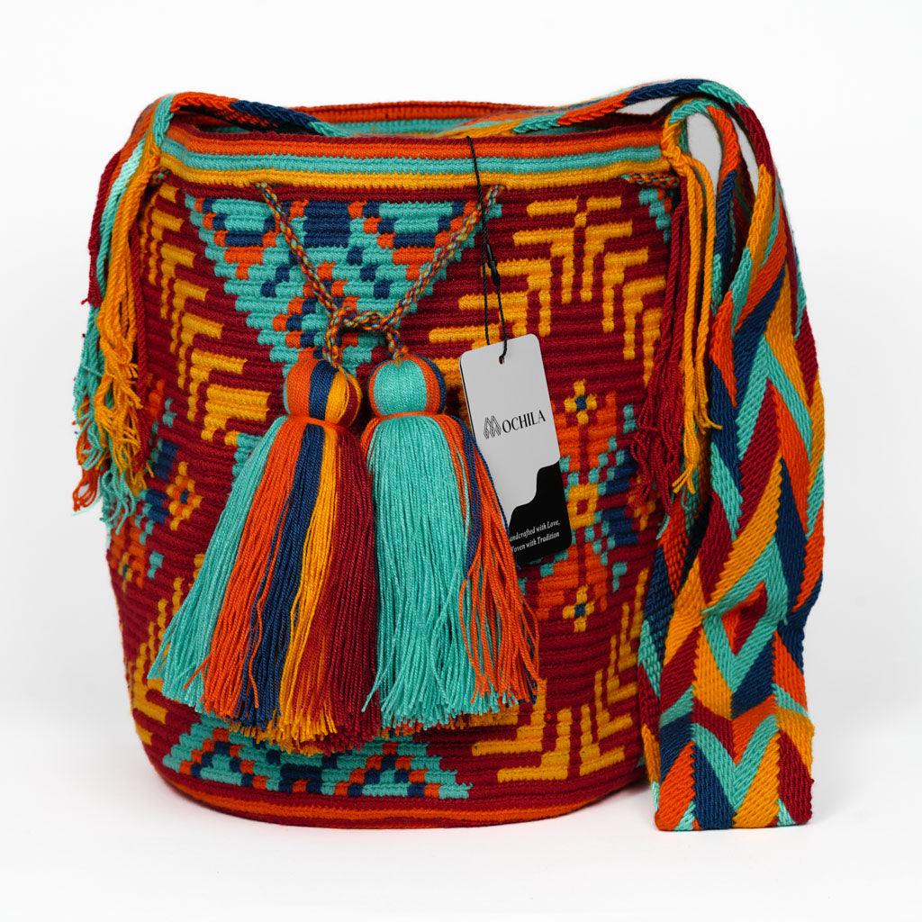 Large Crossbody Bag Vibrant Visions