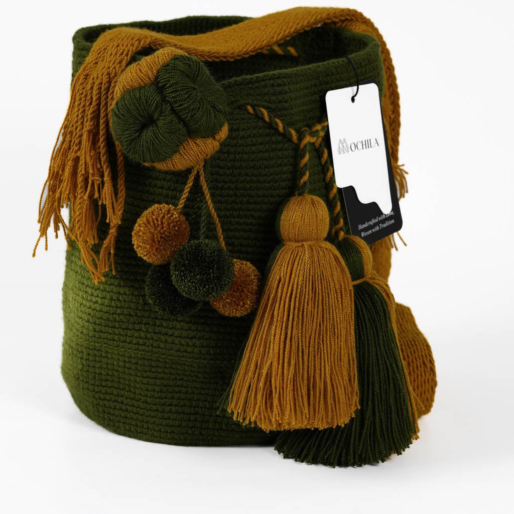 Medium Crossbody Bag Deep Green