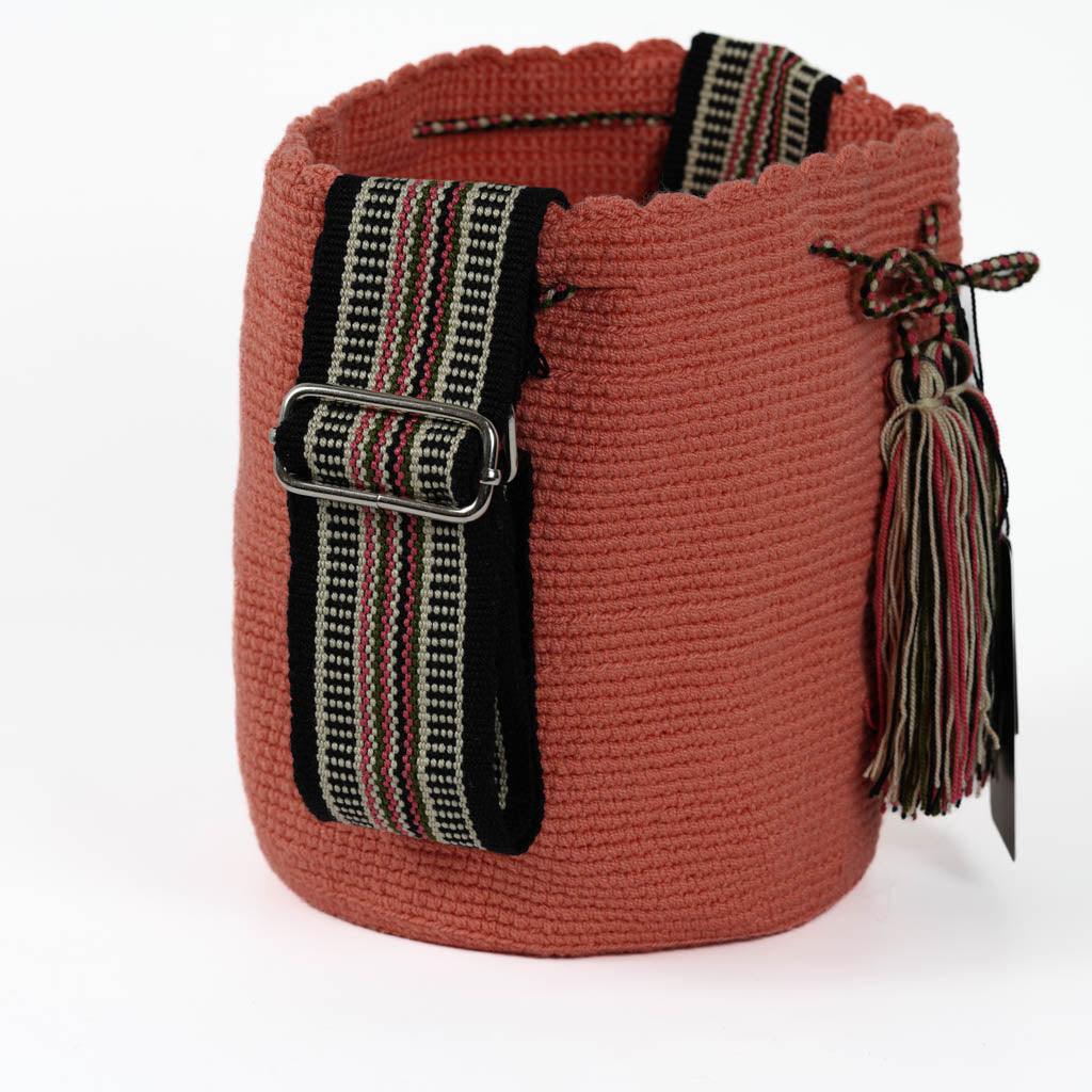 Medium Crossbody Bag Strap Adjustable Guava