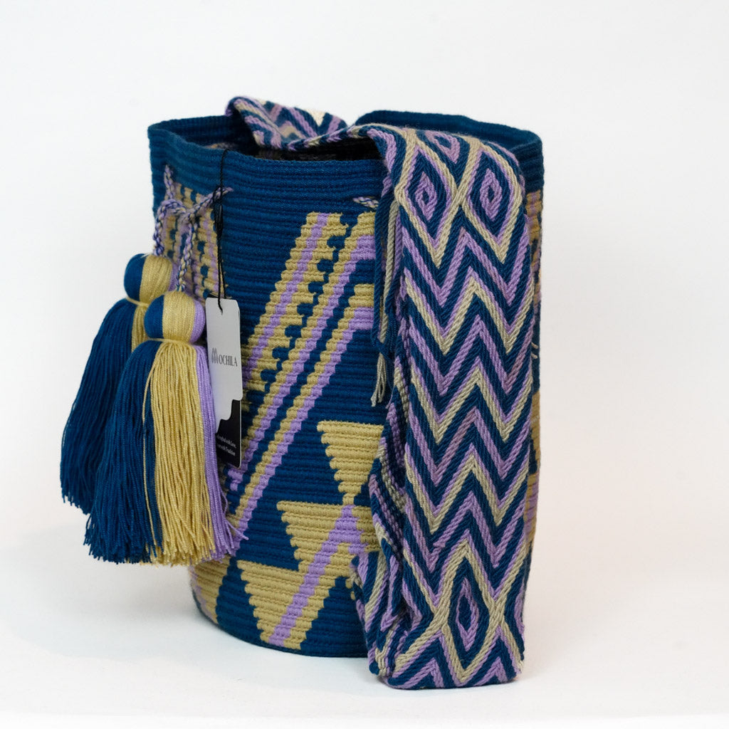 Large Crossbody Bag Tribal Bloom