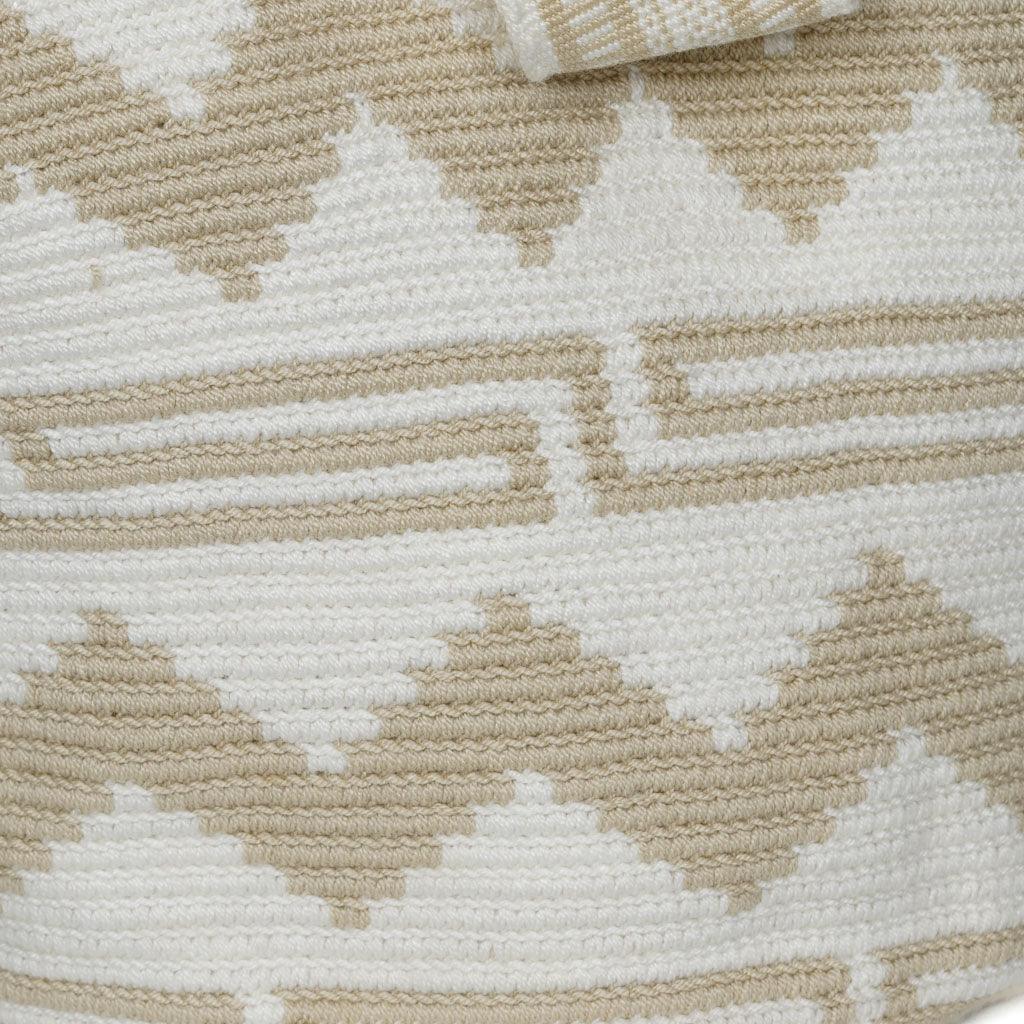 Shoulder Beach Bag Sea Glass Charm