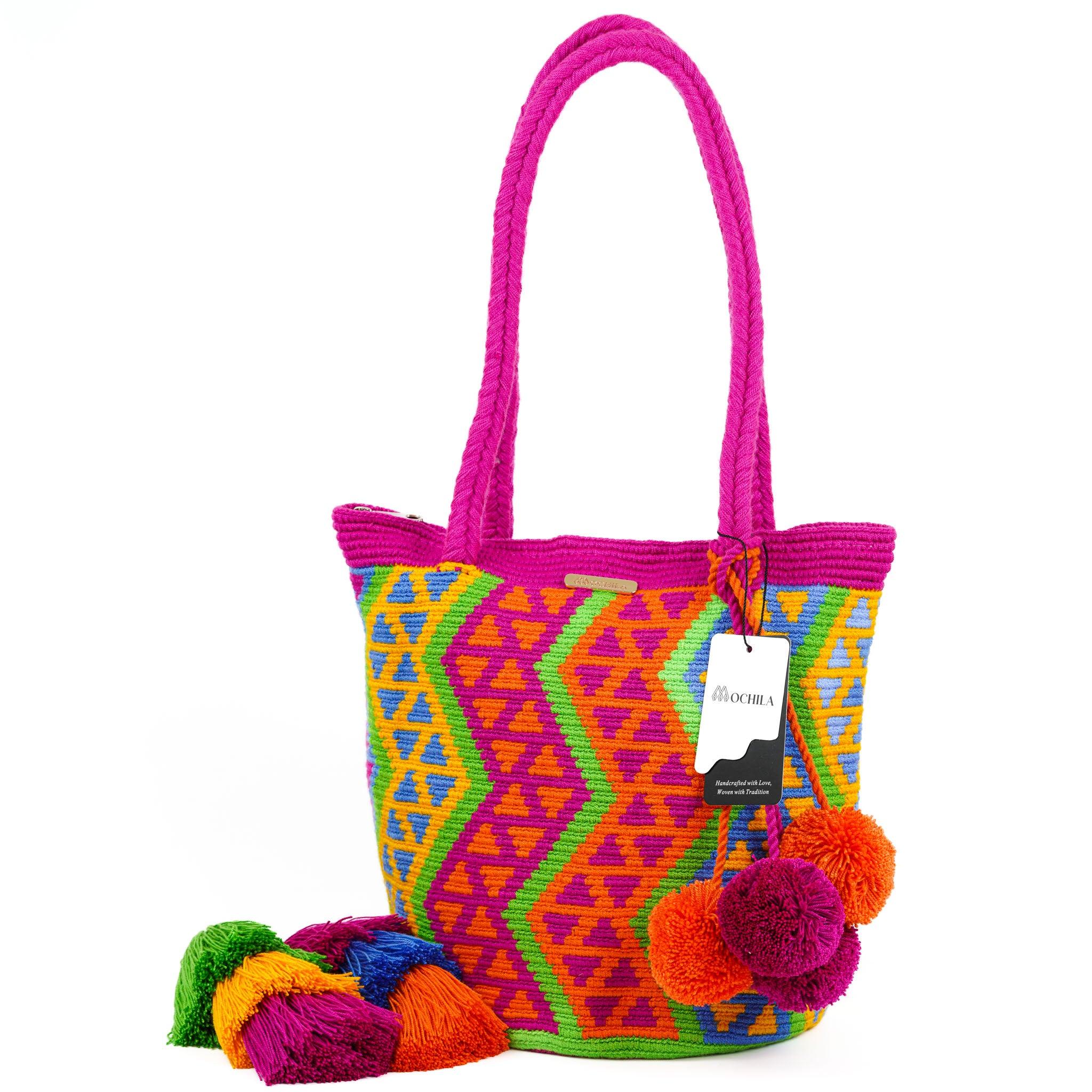 Large Tote Bag Fucsia - Mochila