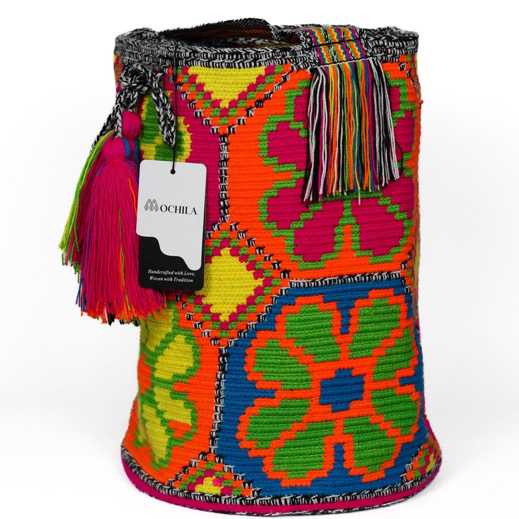 Große Umhängetasche mit verstellbarem Riemen, Kaleidoscope Carry