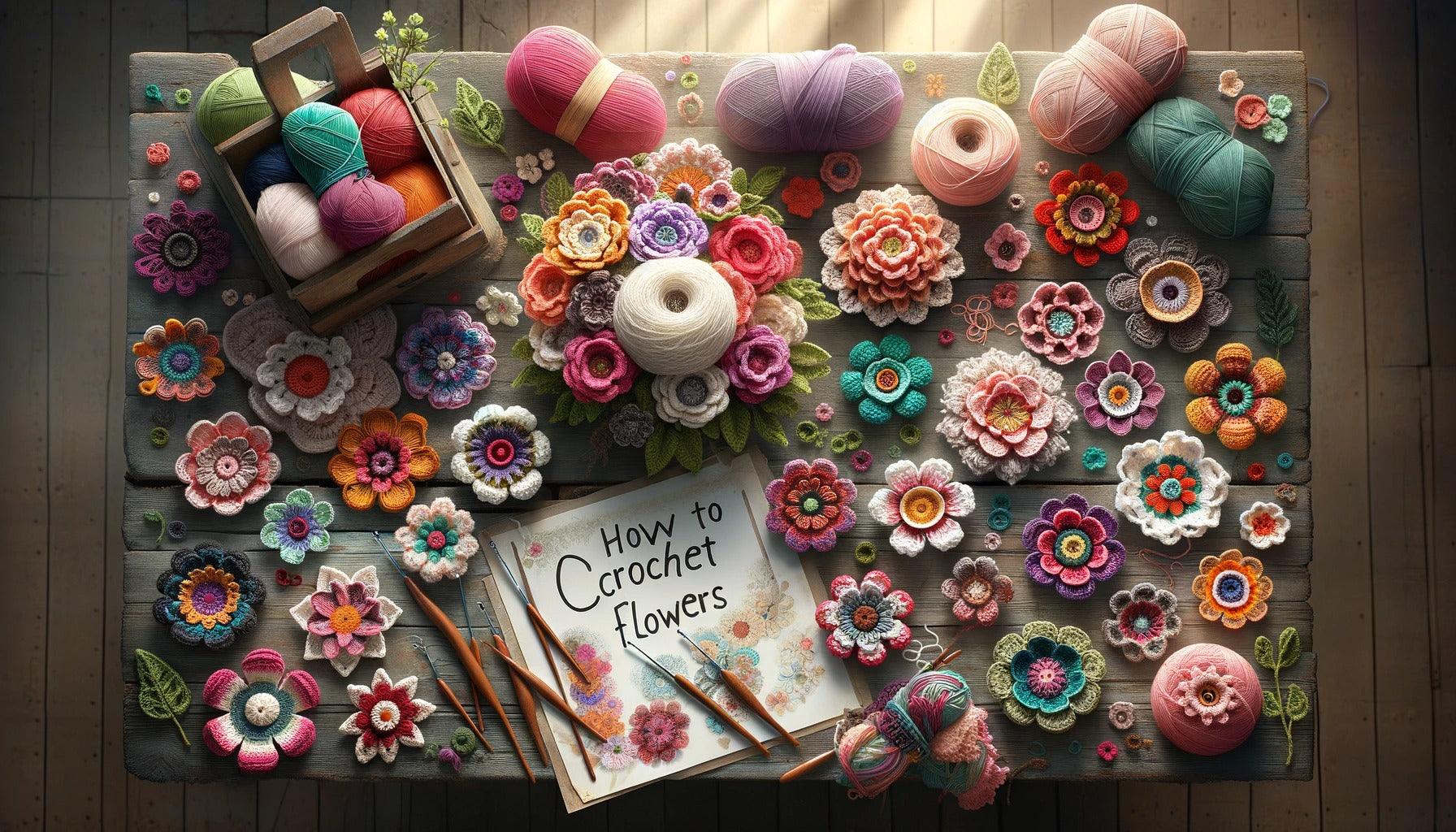 Unleash Your Inner Florist: Learn How to Crochet Charming Flowers - Mochila