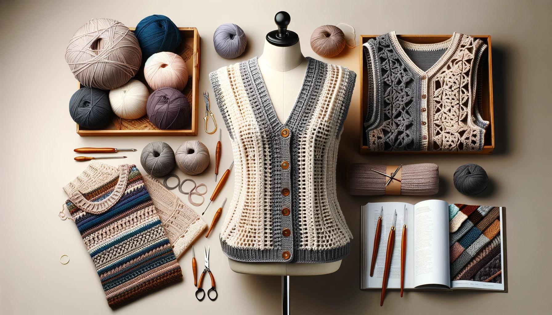 Sweater Weather Must-Have: Learn How to Crochet Stylish Vests - Mochila