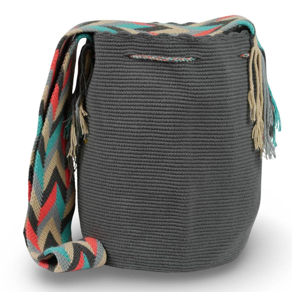 Large Crossbody Bag Grey