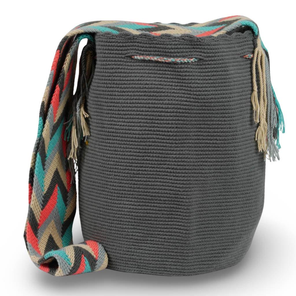 Large Crossbody Bag Grey