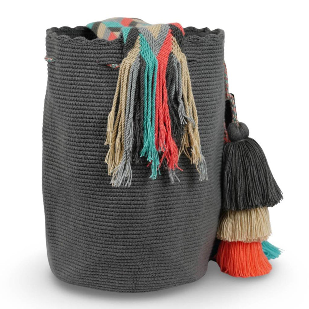 Large Crossbody Bag Grey