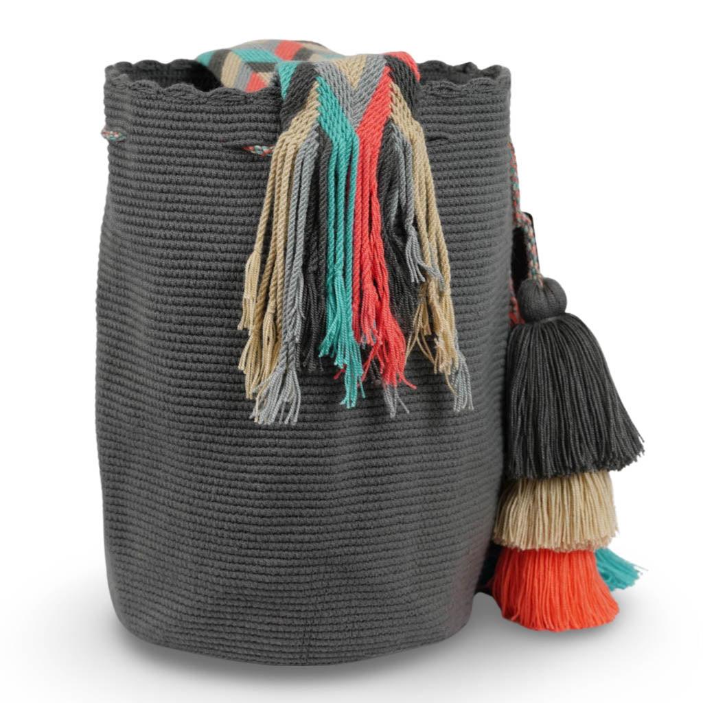 Large Crossbody Bag Grey