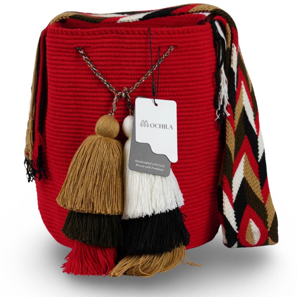 Large Crossbody Bag Red