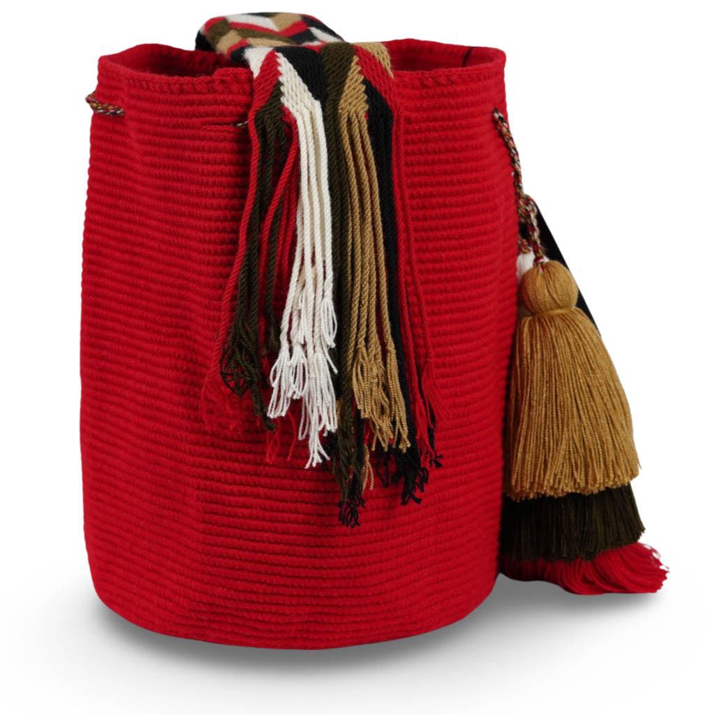 Large Crossbody Bag Red