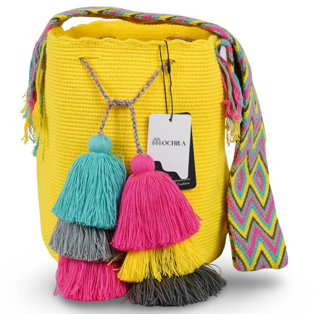 Large Crossbody Bag Yellow Pop