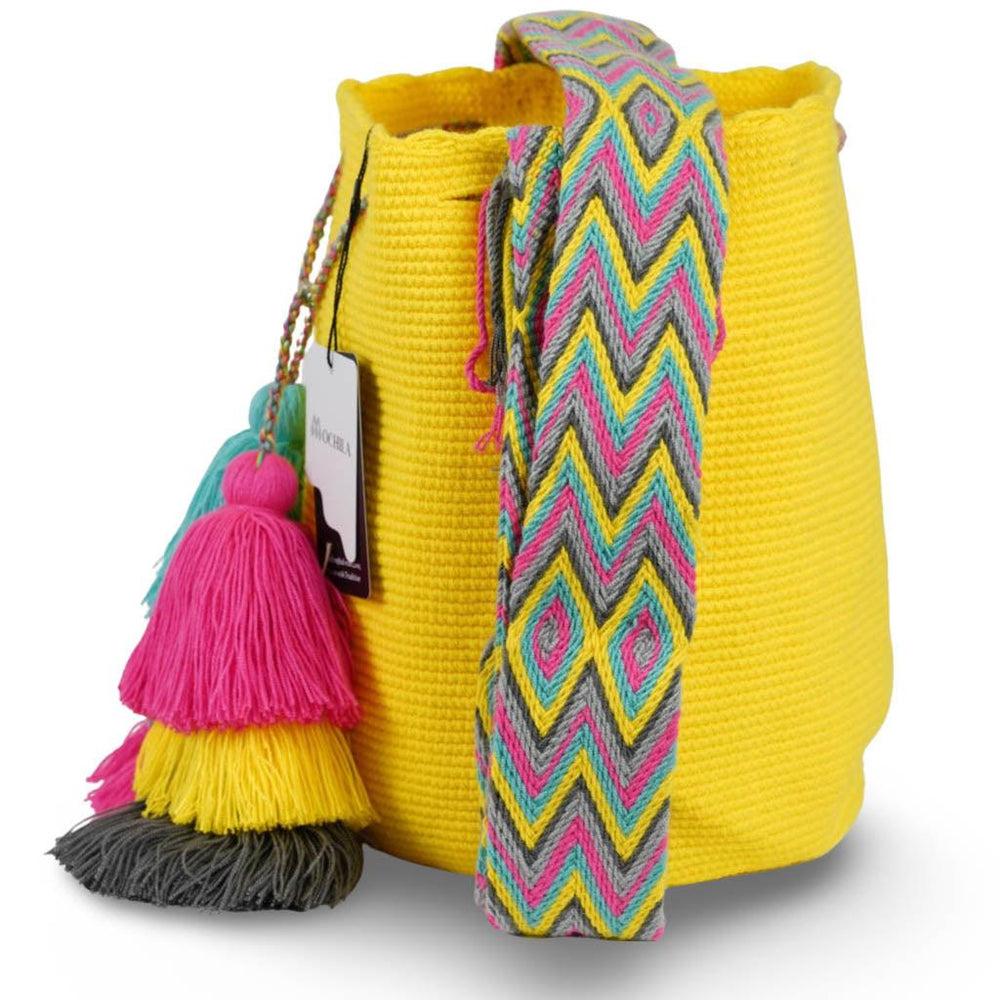 Large Crossbody Bag Yellow Pop