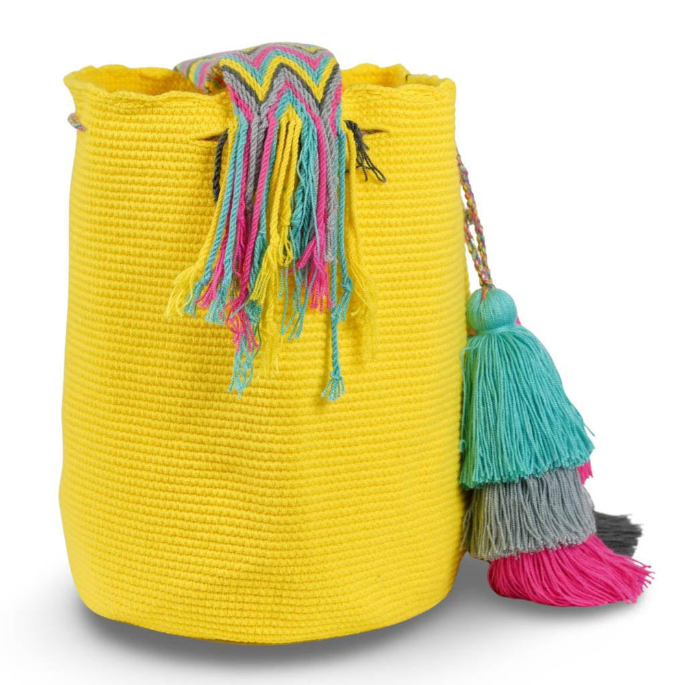 Large Crossbody Bag Yellow Pop