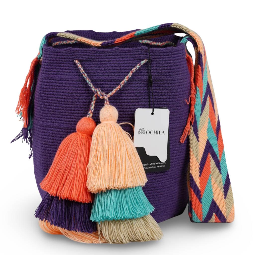 Large Crossbody Bag Dark Purple