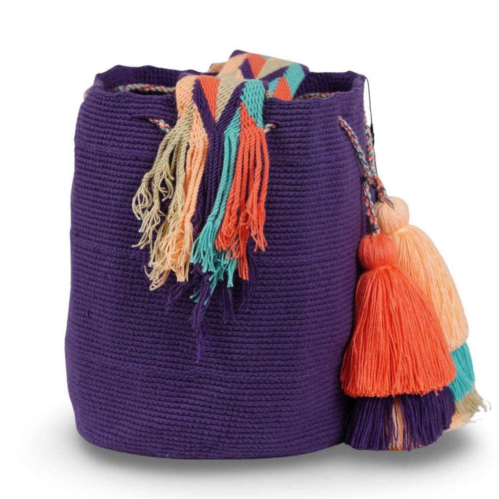 Large Crossbody Bag Dark Purple