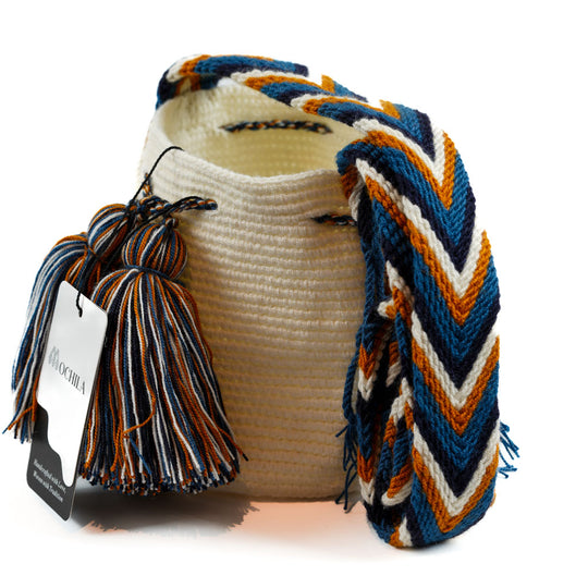 Colorful Wayuu bag patterns