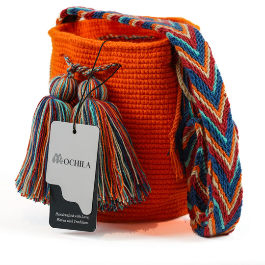 Colorful Wayuu bag patterns