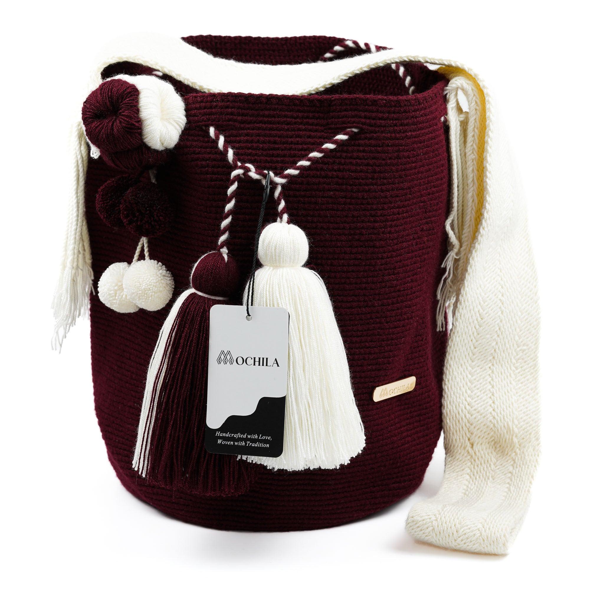 Large Crossbody Bag Red Wine - Mochila