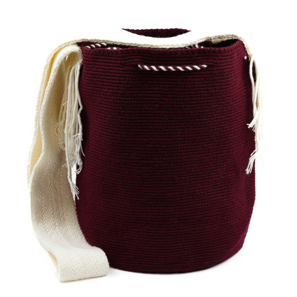 Large Crossbody Bag Red Wine - Mochila