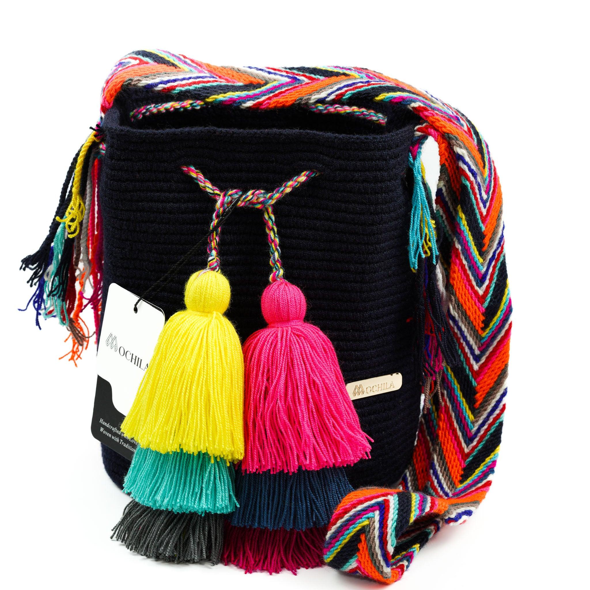 Medium Crossbody Bag Dark Blue - Mochila