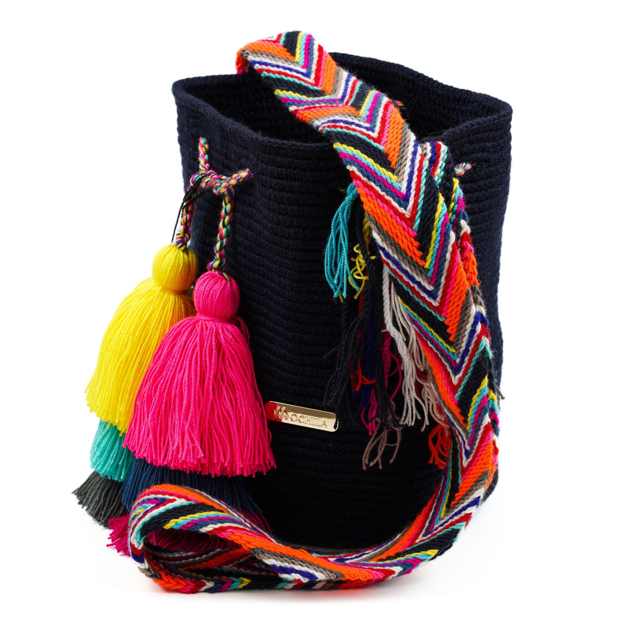 Medium Crossbody Bag Dark Blue - Mochila