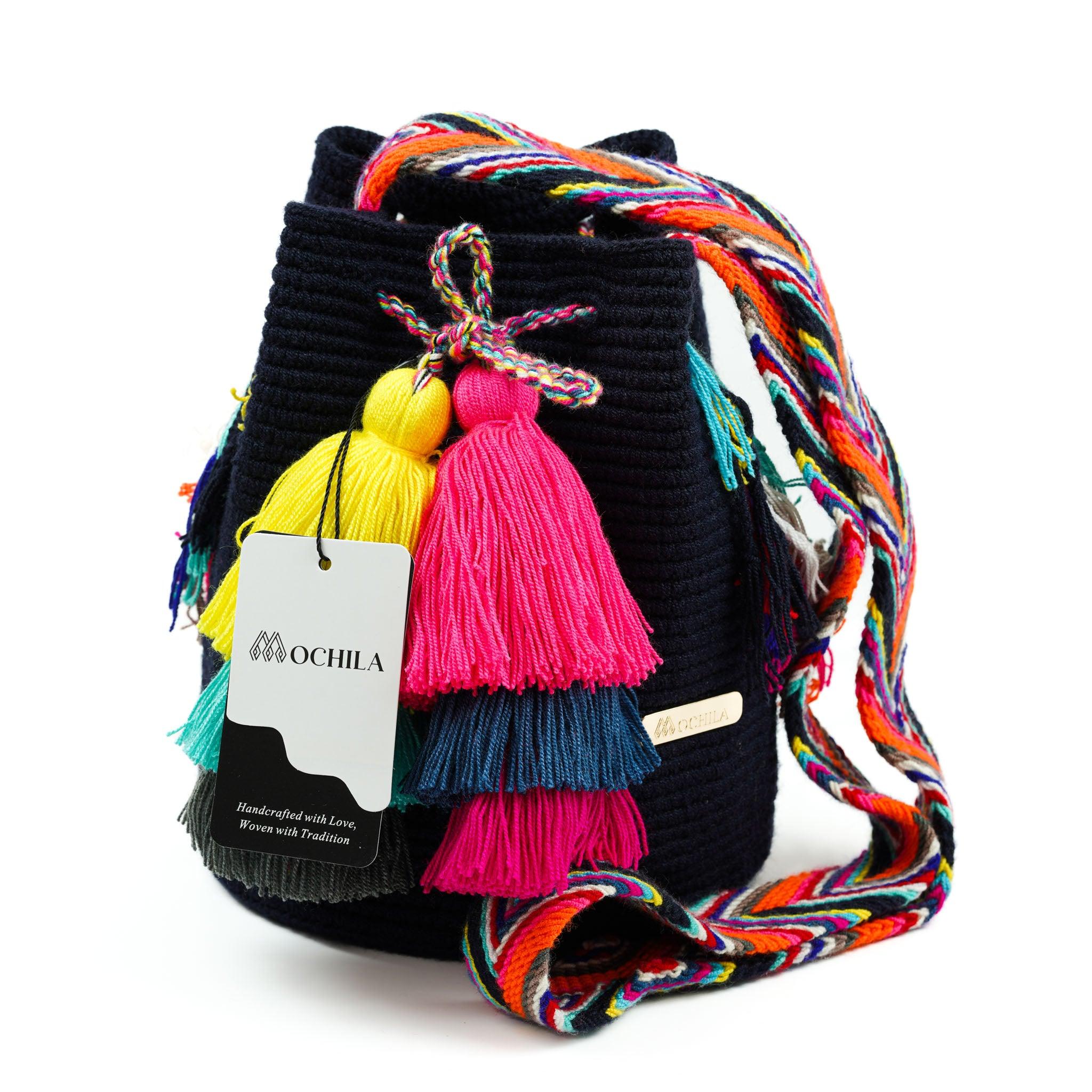 Medium Crossbody Bag Dark Blue - Mochila