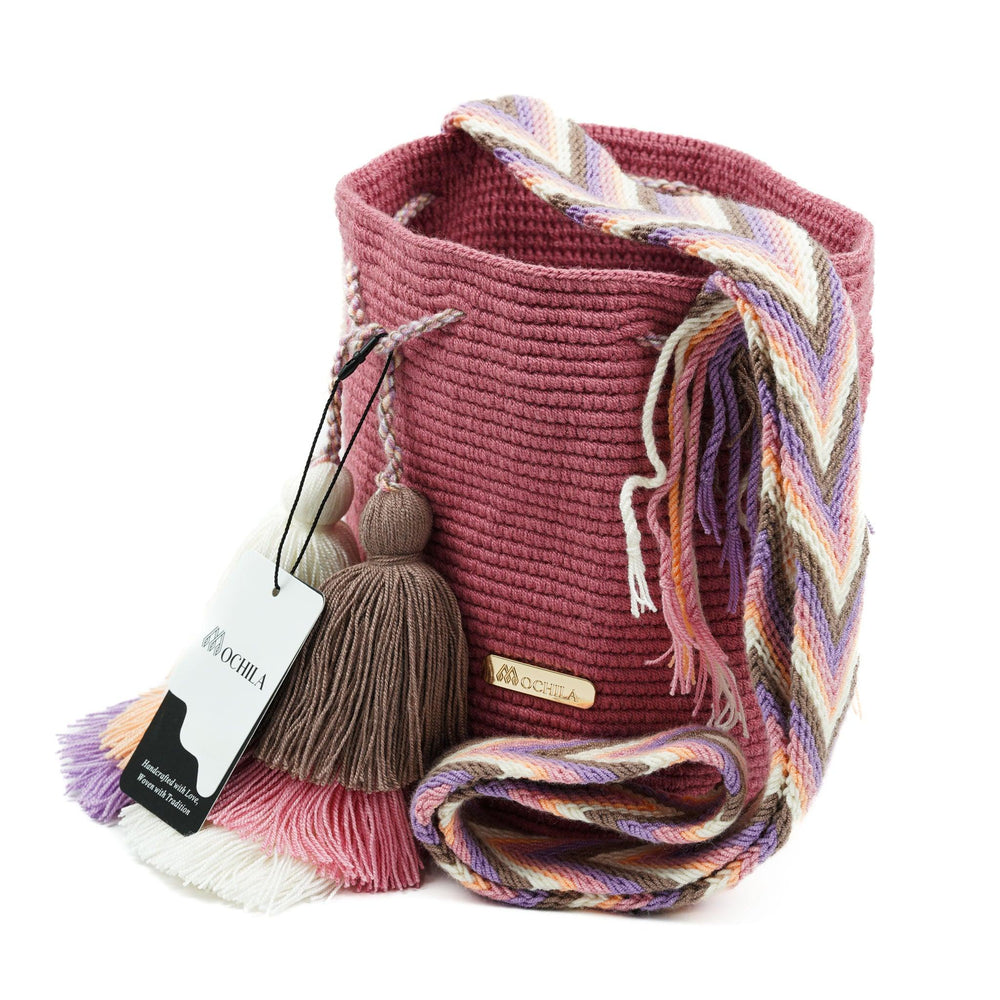 Medium Crossbody Bag Light Pink - Mochila