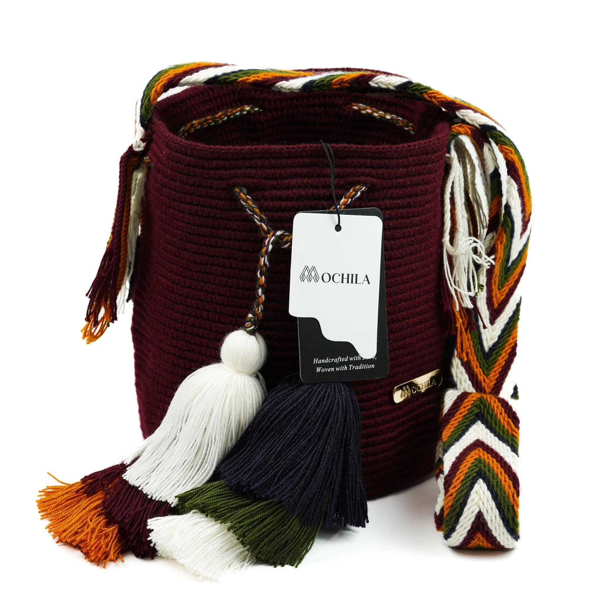 Medium Crossbody Bag Deep Red - Mochila