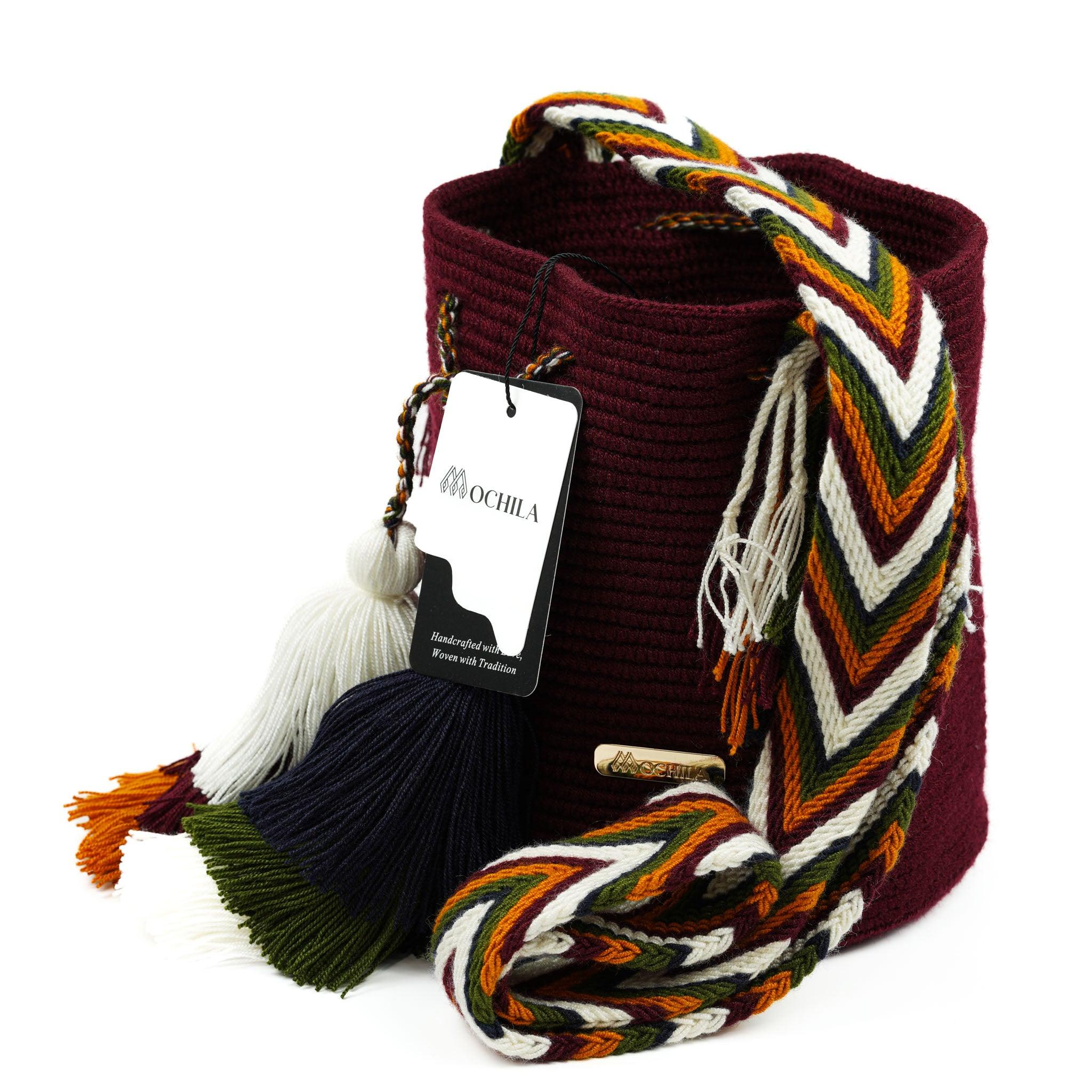 Medium Crossbody Bag Deep Red - Mochila