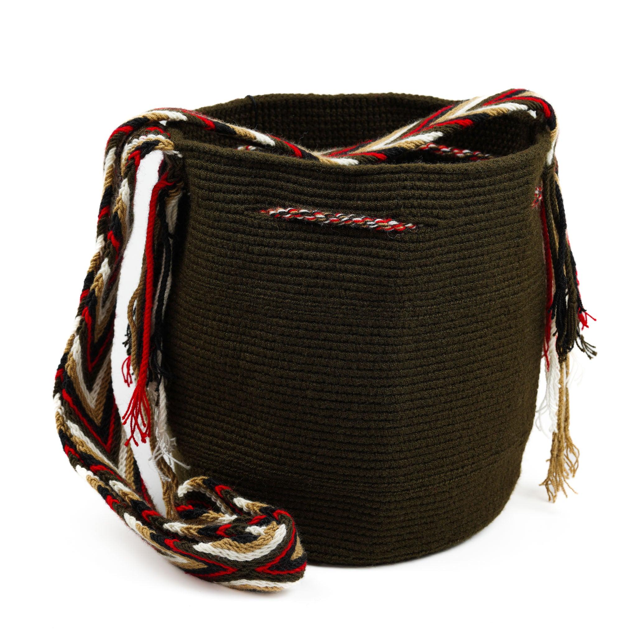 Medium Crossbody Bag Dark Brown - Mochila