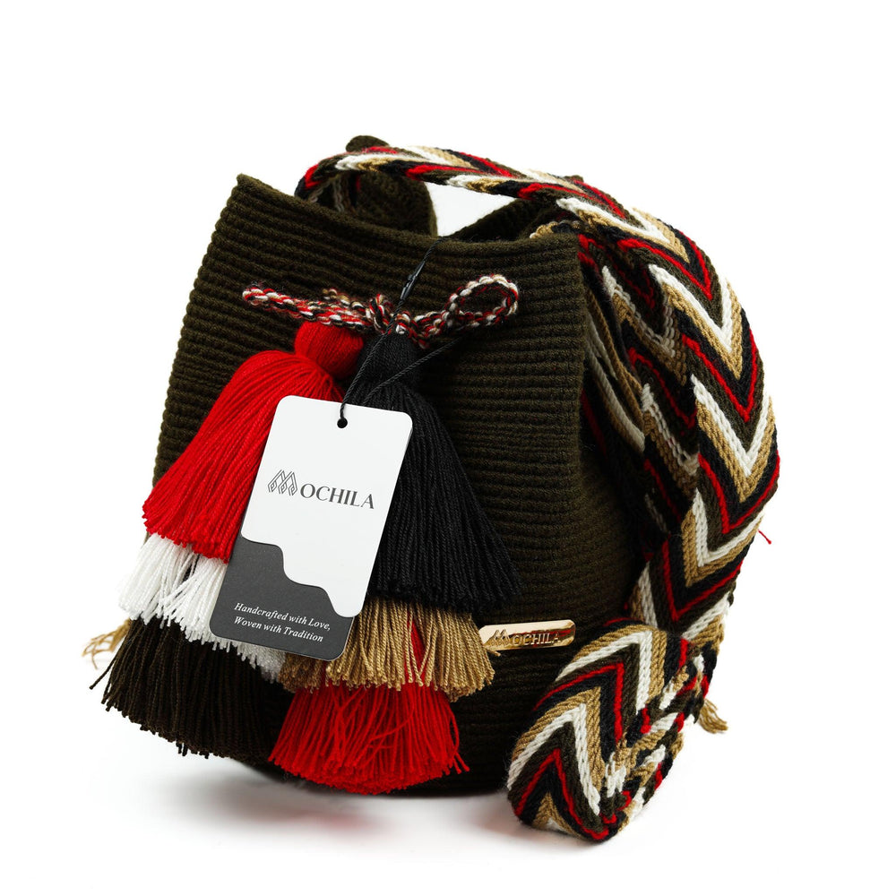 Medium Crossbody Bag Dark Brown - Mochila