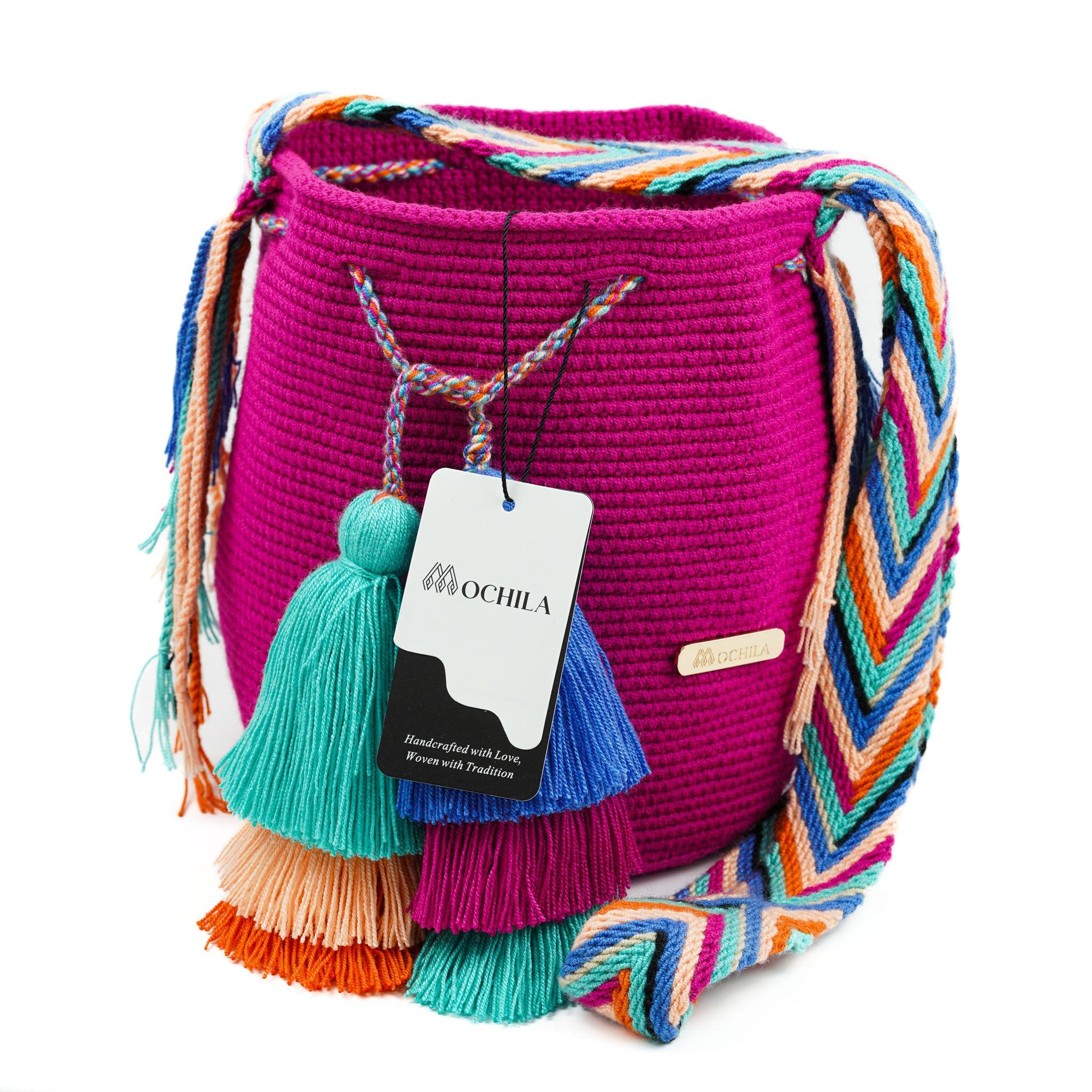 Medium Crossbody Bag Deep Pink - Mochila