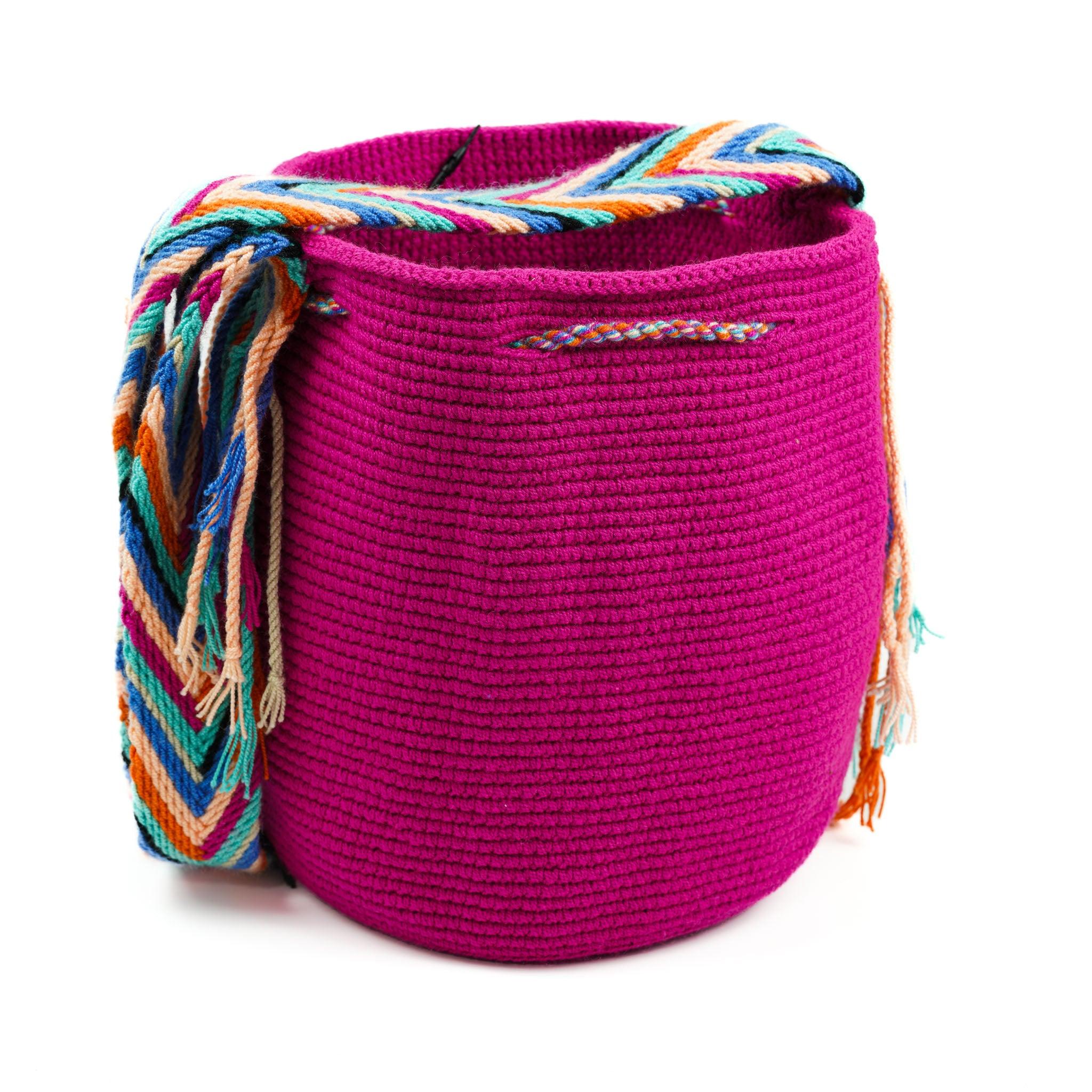 Medium Crossbody Bag Deep Pink - Mochila