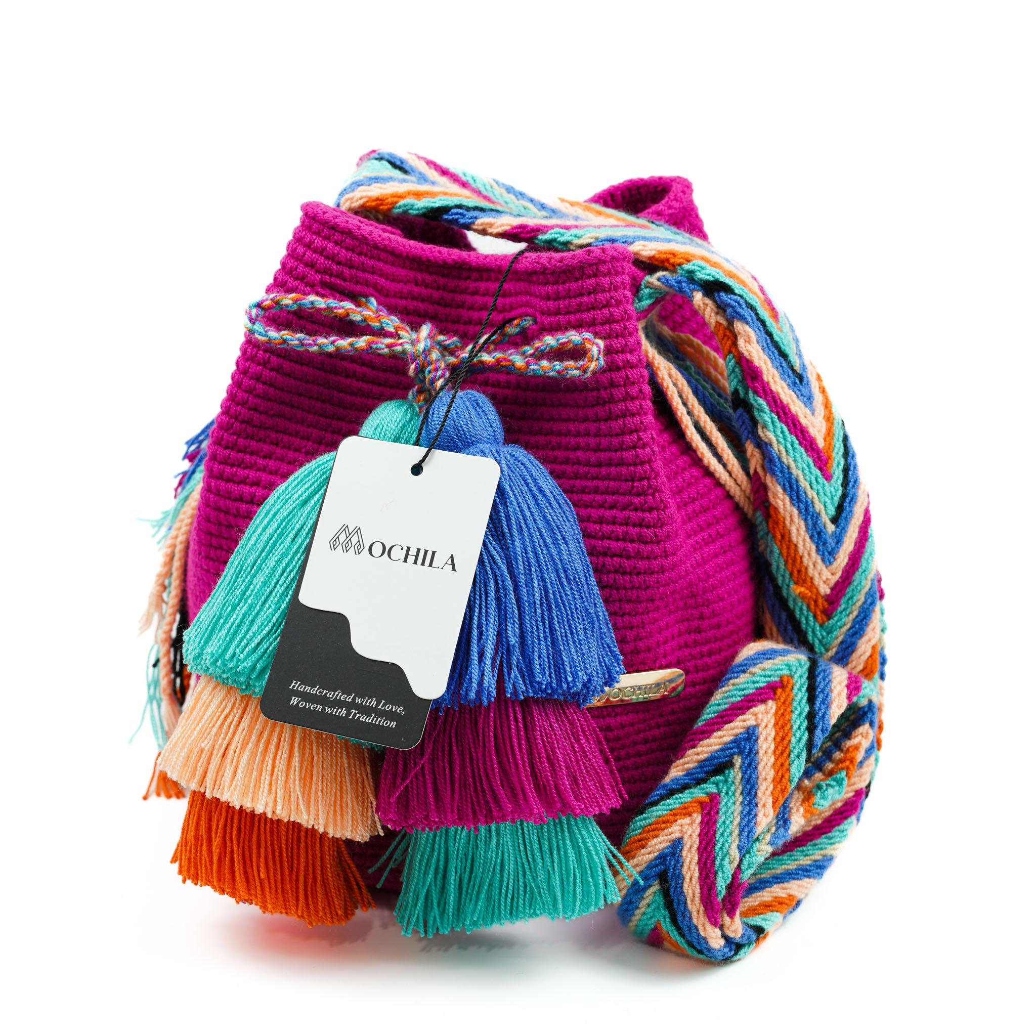 Medium Crossbody Bag Deep Pink - Mochila