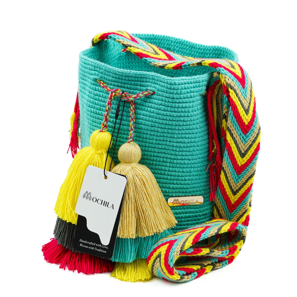Medium Crossbody Bag Aqua Marine - Mochila