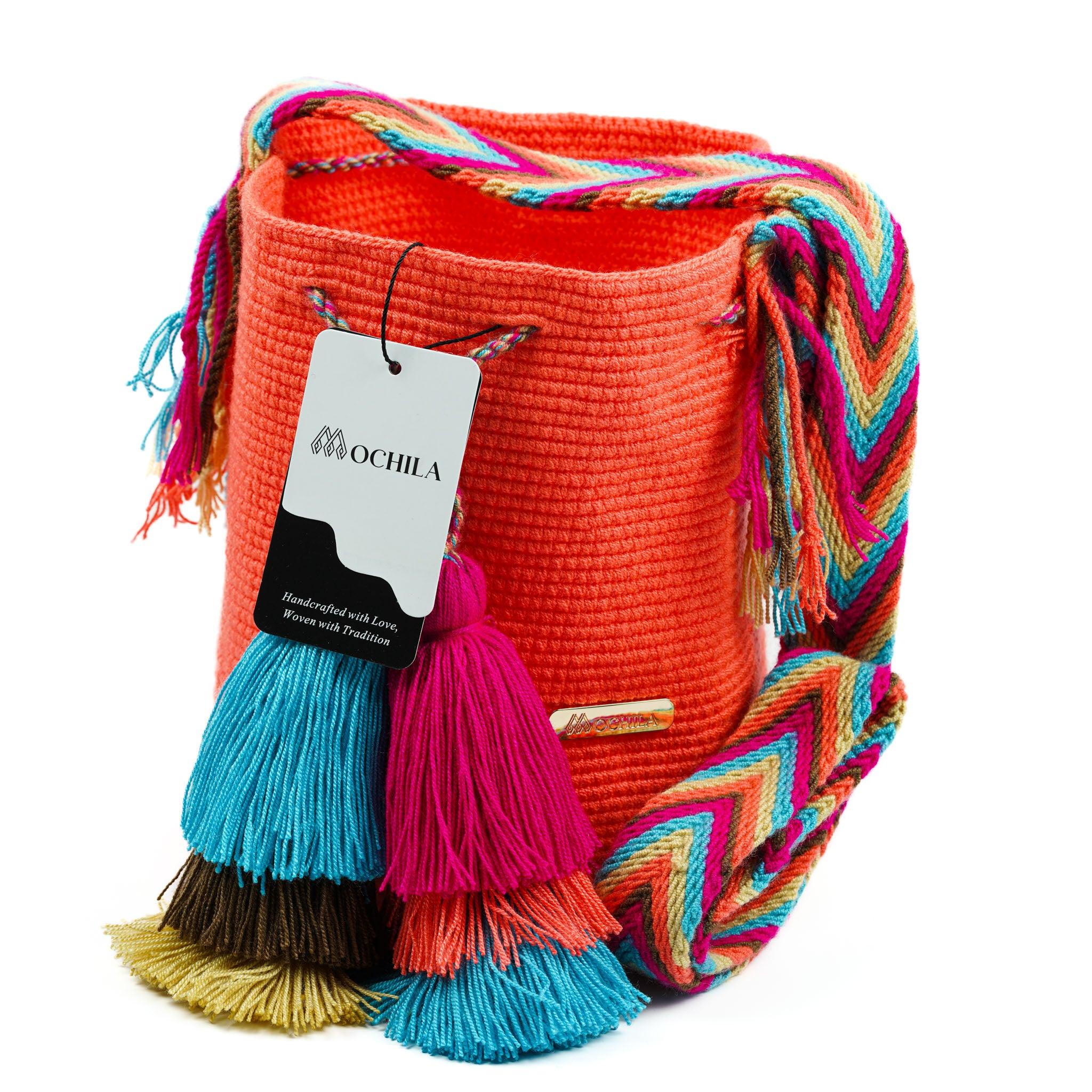 Medium Crossbody Bag Deep Orange - Mochila
