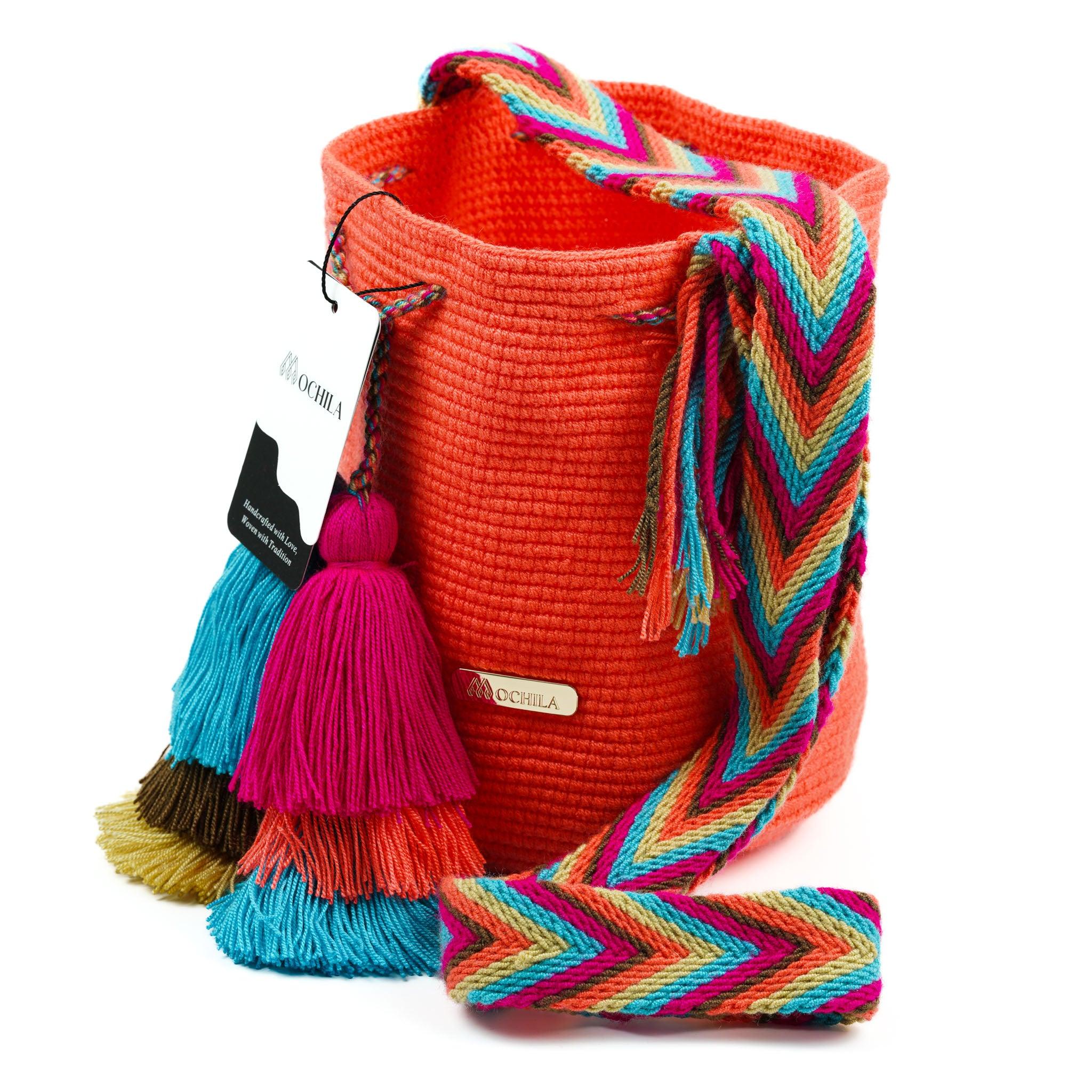 Medium Crossbody Bag Deep Orange - Mochila
