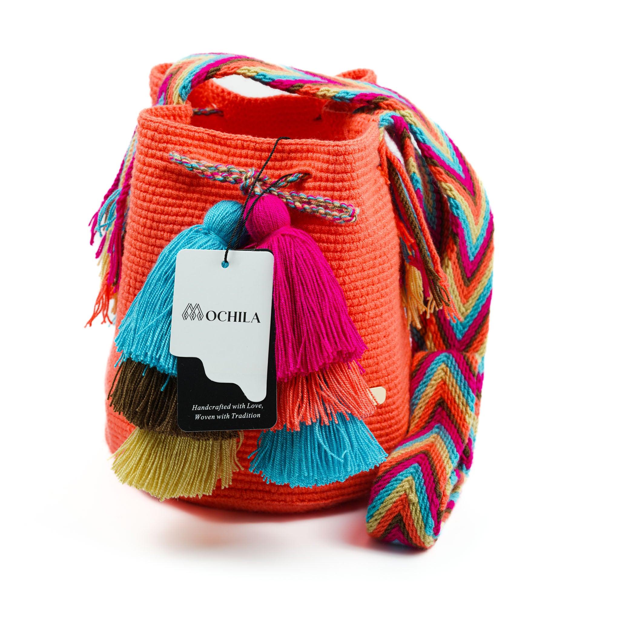 Medium Crossbody Bag Deep Orange - Mochila