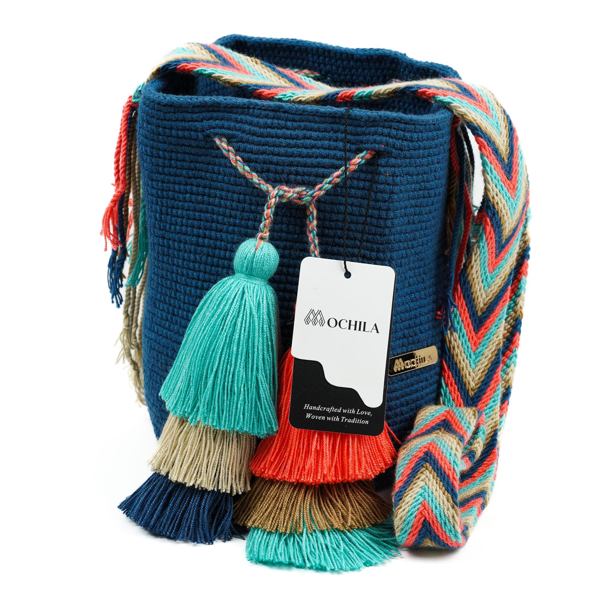Medium Crossbody Bag Turkish Blue - Mochila