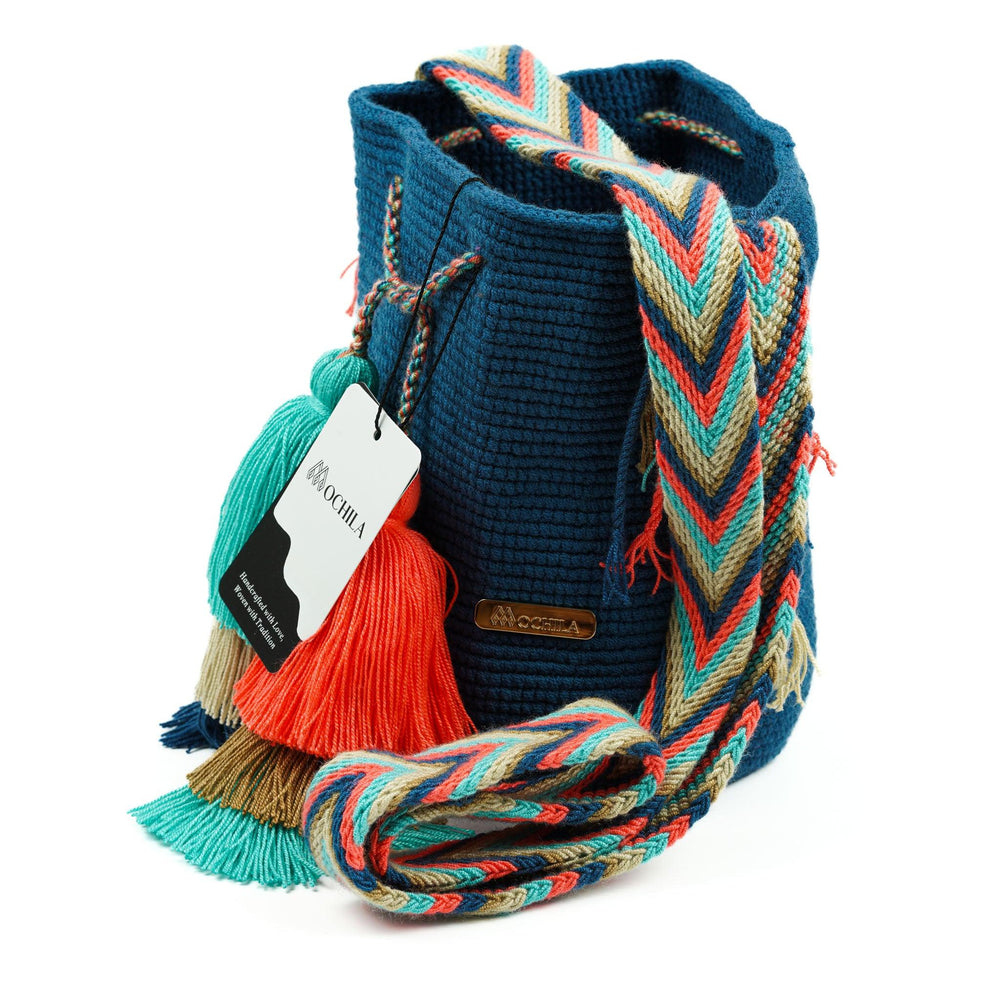 Medium Crossbody Bag Turkish Blue - Mochila
