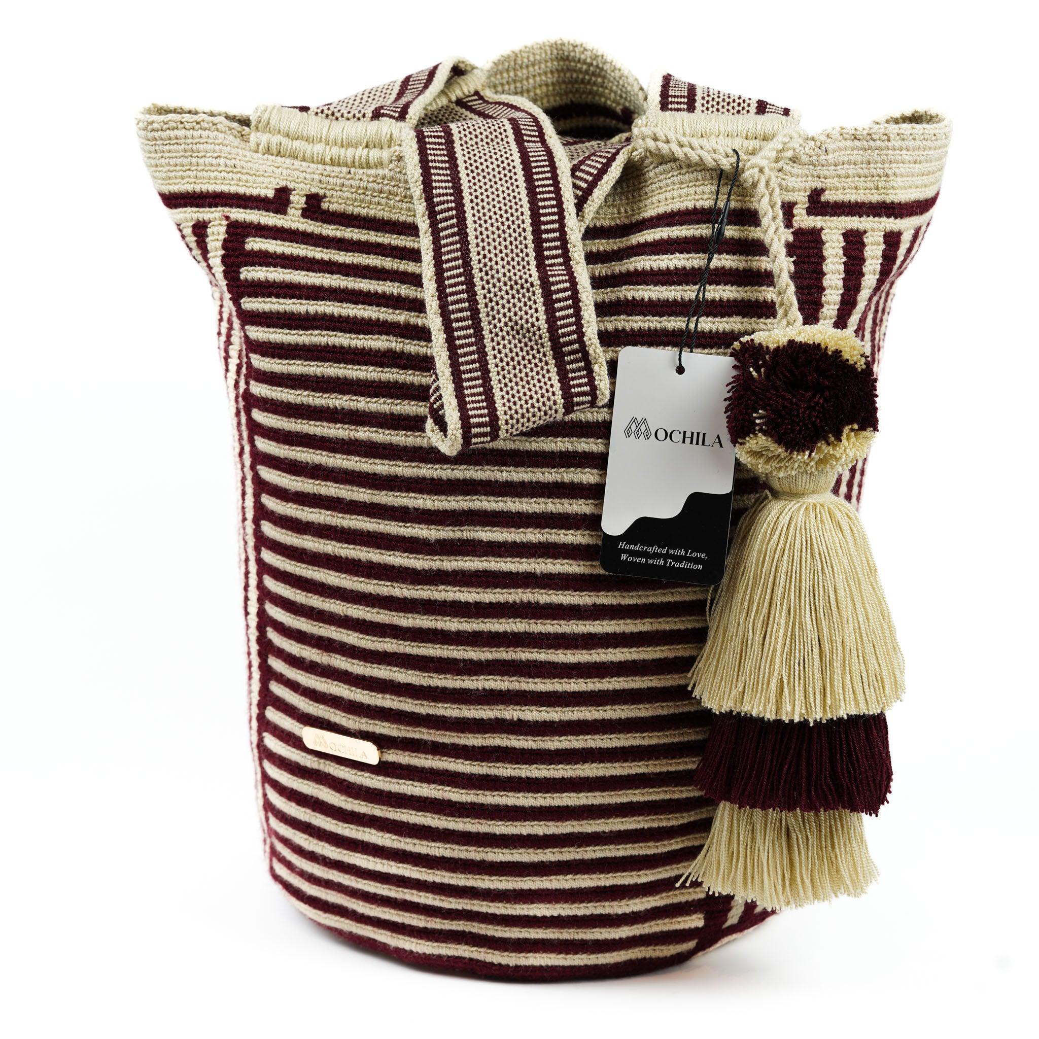 Shoulder Beach Bag Red Wine - Mochila