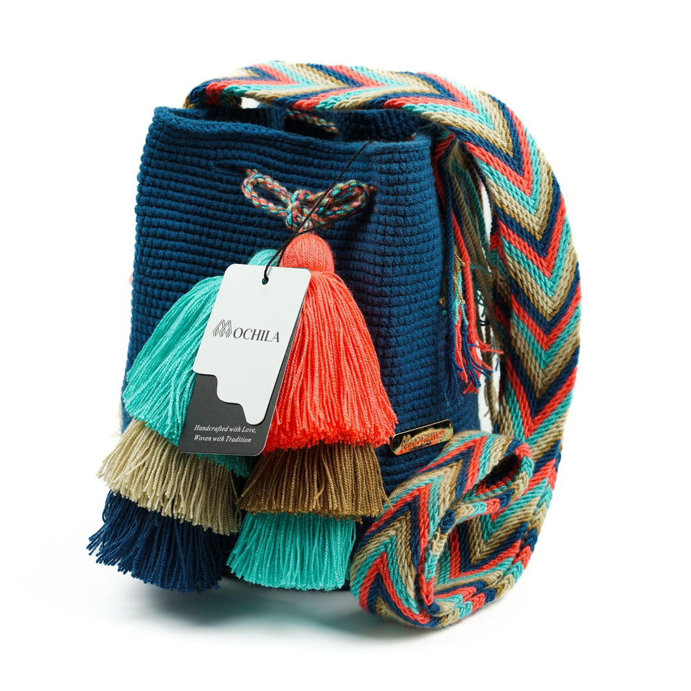 Medium Crossbody Bag Turkish Blue - Mochila