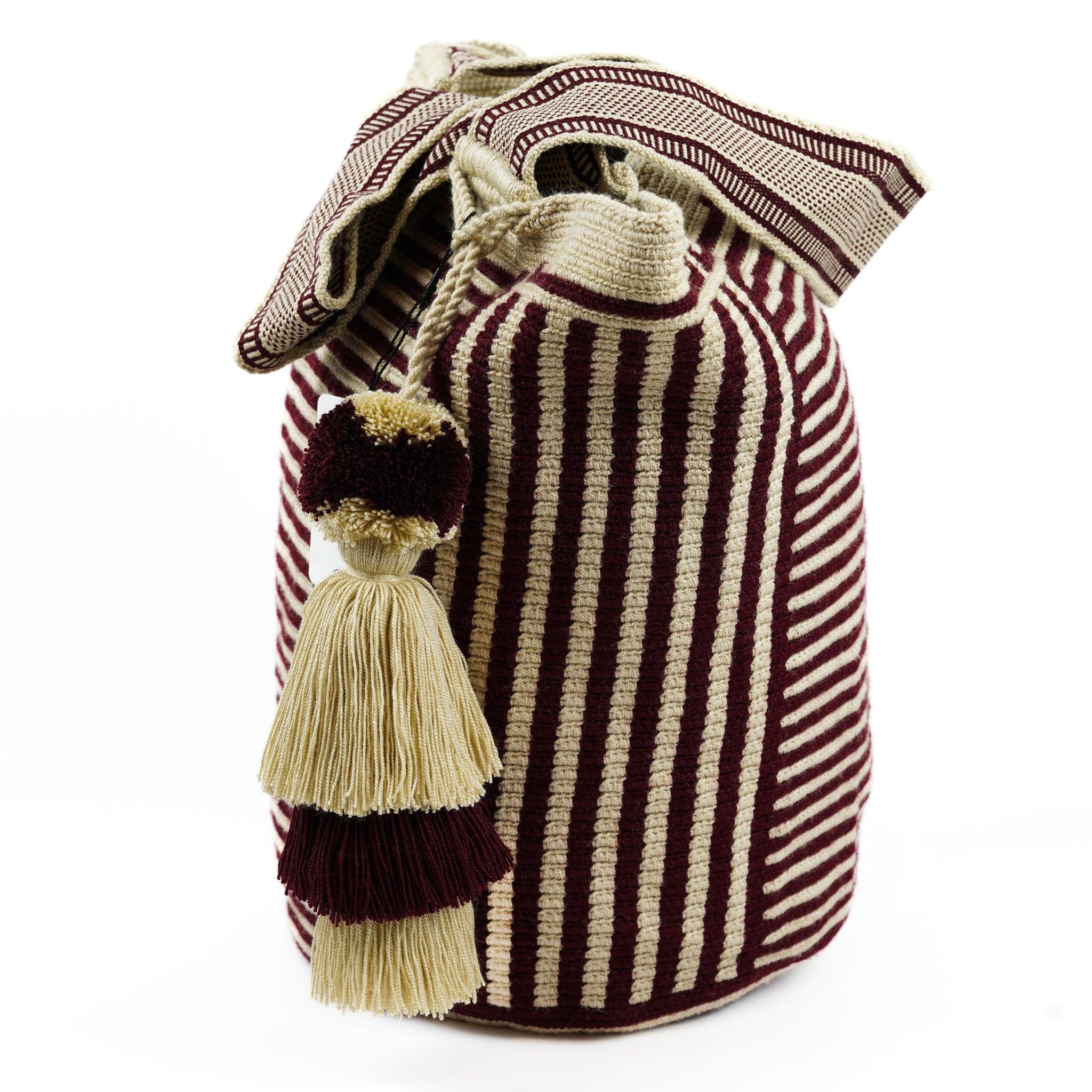 Shoulder Beach Bag Red Wine - Mochila