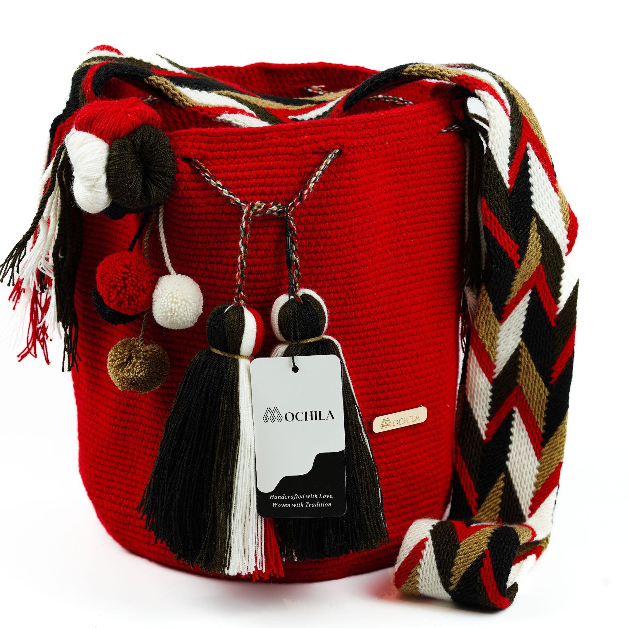 Large Crossbody Bag Red - Mochila