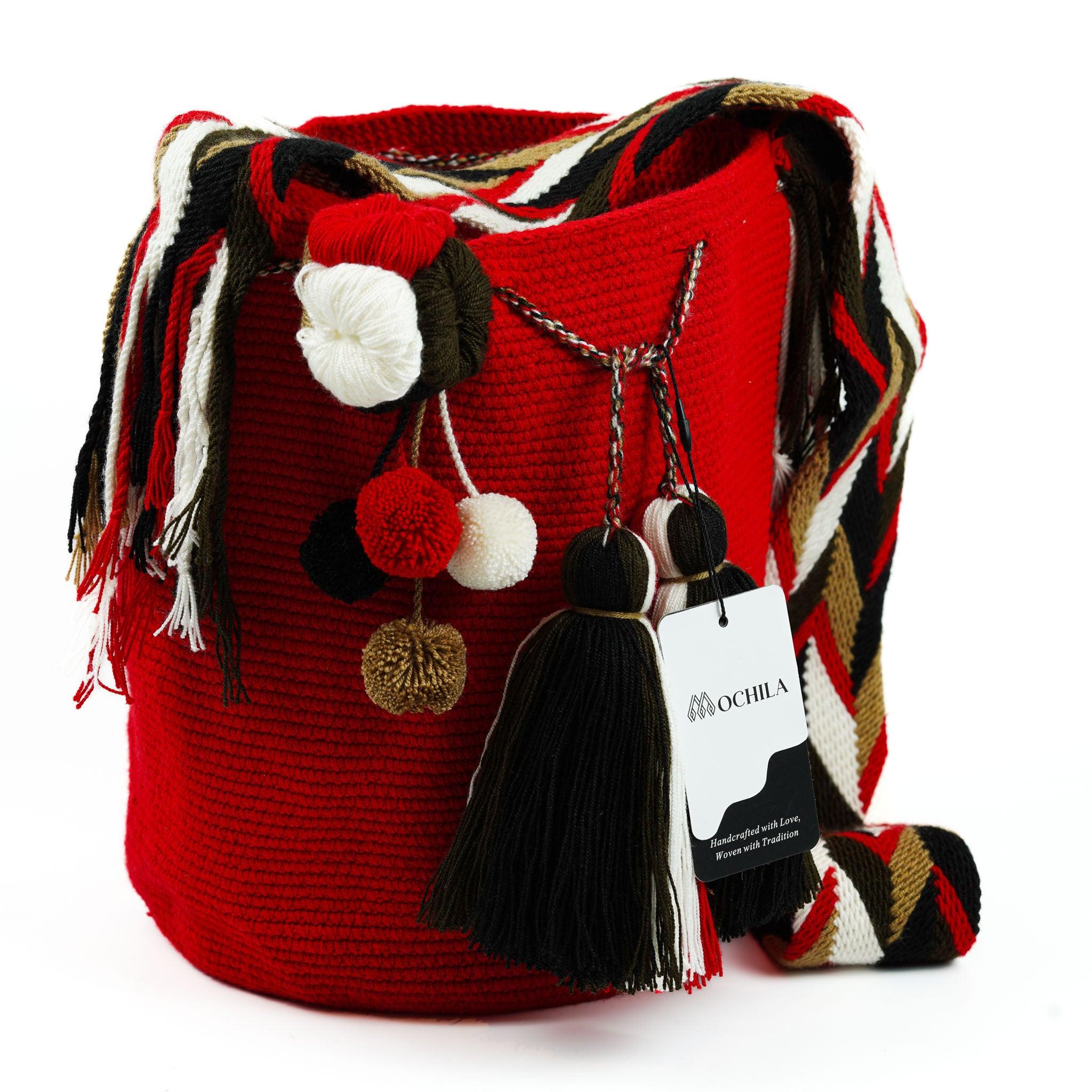 Large Crossbody Bag Red - Mochila